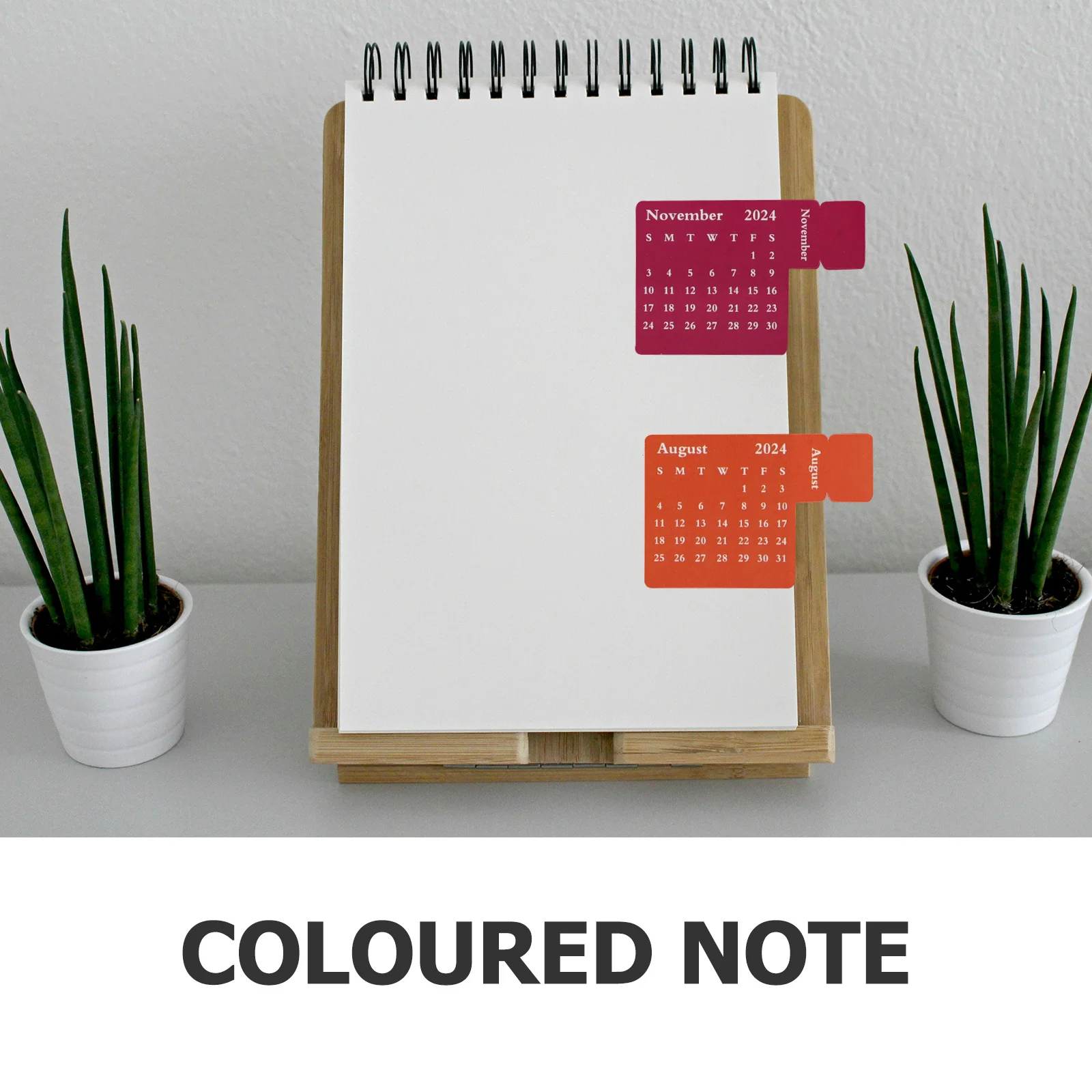 

2Sets Multi-Functional Creative Calendar Index Stickers for Office Classroom Study Work Efficiency Planner Accessories Notepad