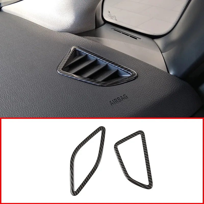 

Carbon Fiber For BMW 2 Series F45 F46 218i 220i 2015-18 Car Accessory ABS Dashboard AC Vent Outlet Frame Trim Left Handle driver