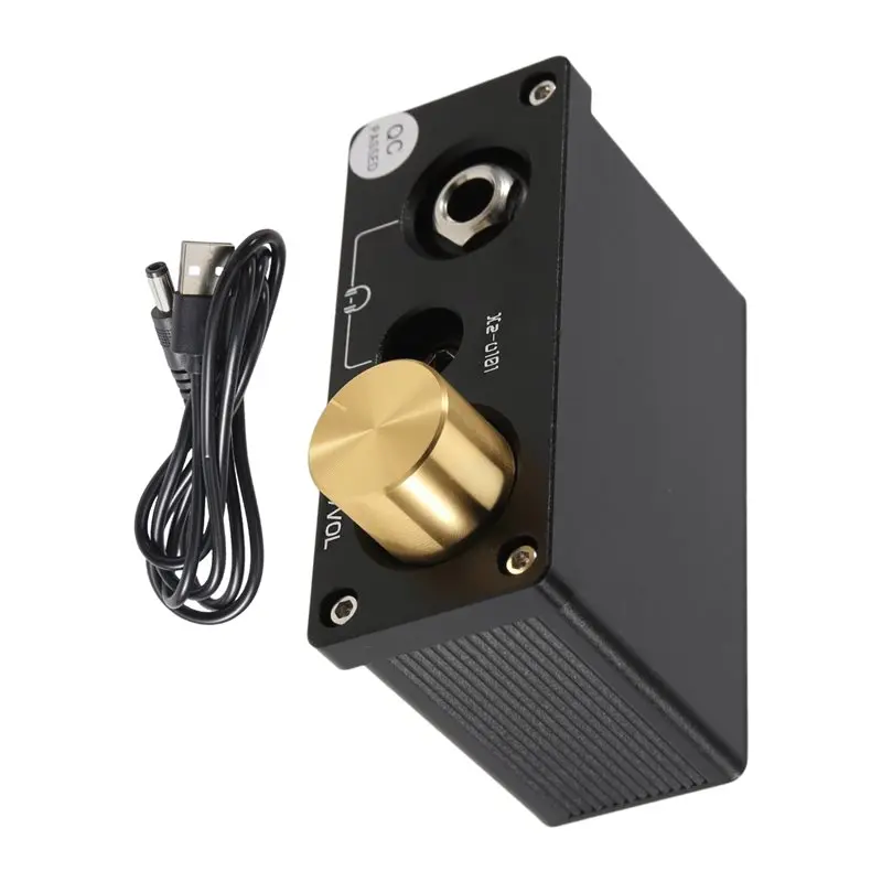 Reliable-XZ-U101 DC 5-12V Headphone Amplifier Linear Stereo For RCA Audio Amp For 3.5Mm/6.35Mm Headphones, Home Audio System,XZ-