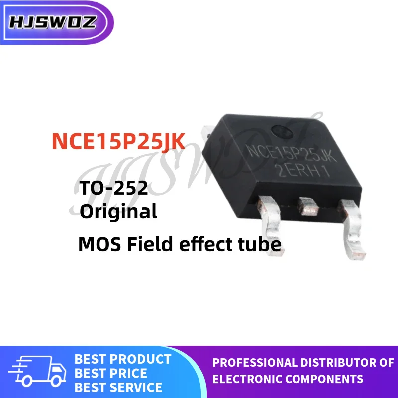10~30PCS Original New NCE15P25JK 15P25JK TO-252-2 DPAK P-Channel Power MOSFET Field Effect Transistor