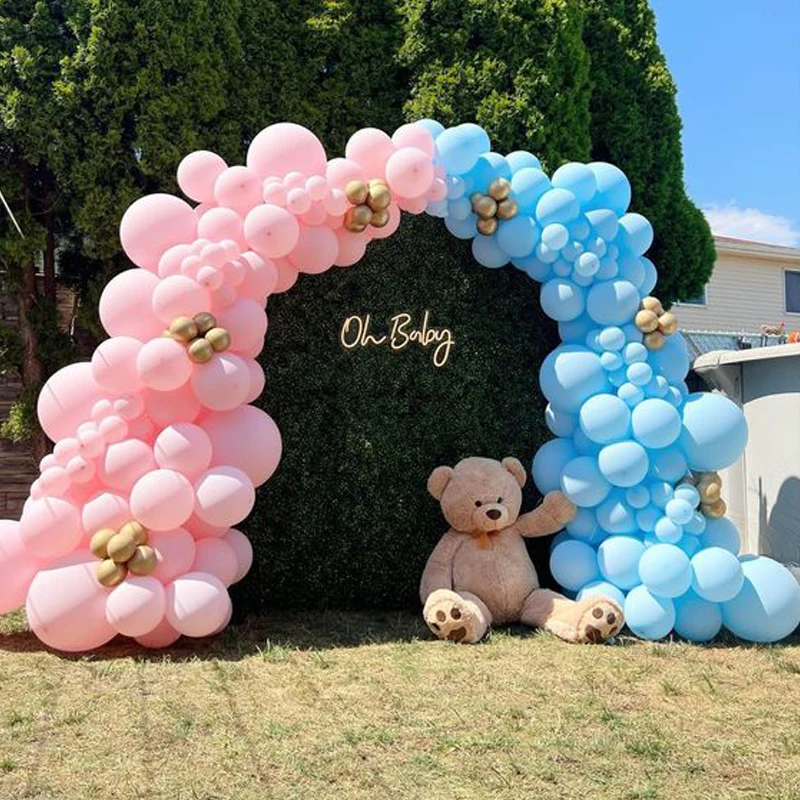 Adjustable Balloon Arch Frame Kit Plastic Balloons Stand Column Birthday Wedding Party Baby Shower Decor Ballon Holder with Base