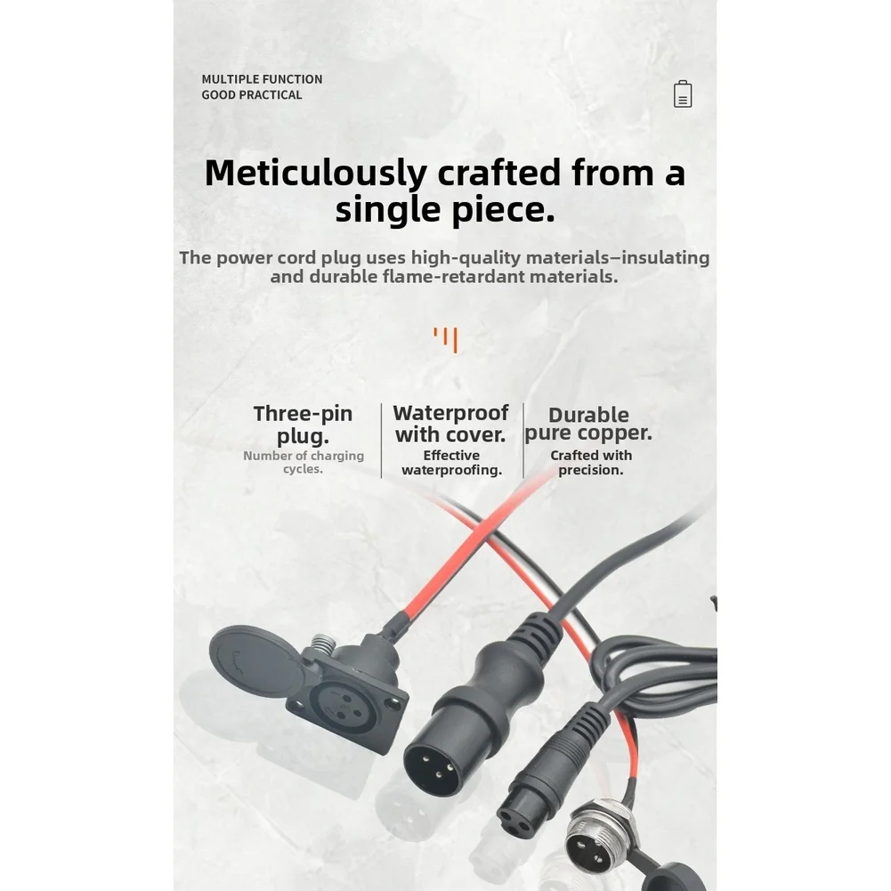 مقبس شحن السيارة الكهربائية لرأس CANON مقاوم لدرجات الحرارة العالية 220 فولت 10 أمبير مع تصميم اتصال آمن #5