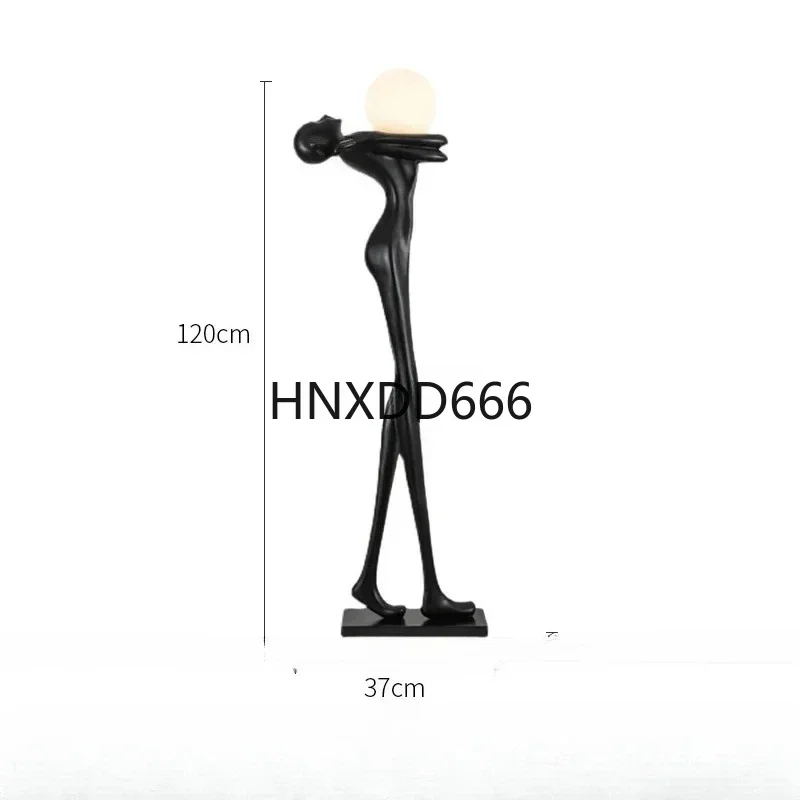 Artistic Humanoid Sculpture Floor  Creative Abstract Character Large Decoration Living Room Floor Stand Decoration