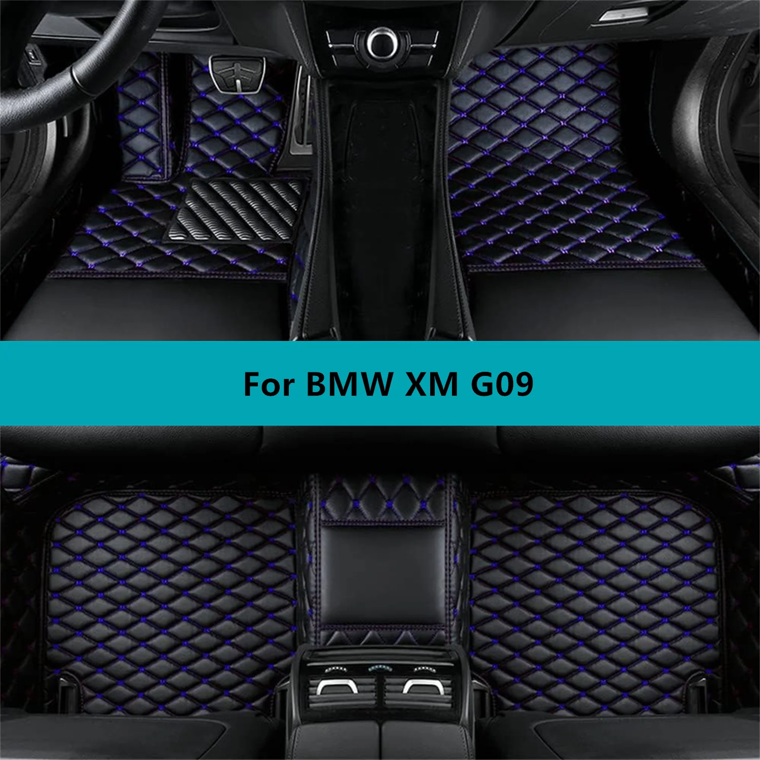 

Car Floor Mats For BMW XM G09 2023 2024 2025 2026 Full Set Leather All Weather Waterproof Car Floor Mats