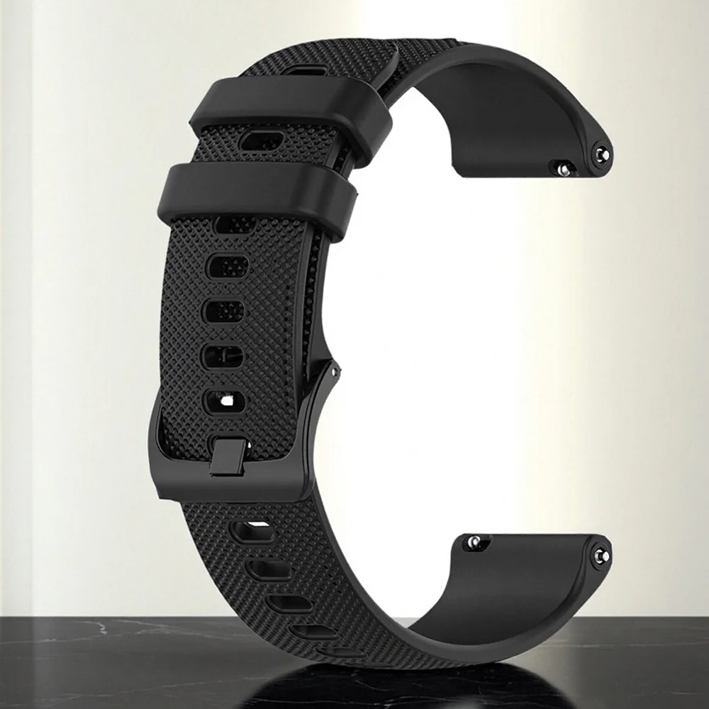 

Быстросъемный ремешок для часов для Samsung Galaxy Huawei Amazfit Garmin 20 22 мм, мягкий силиконовый ремешок для часов, сменные ремешки для умных часов