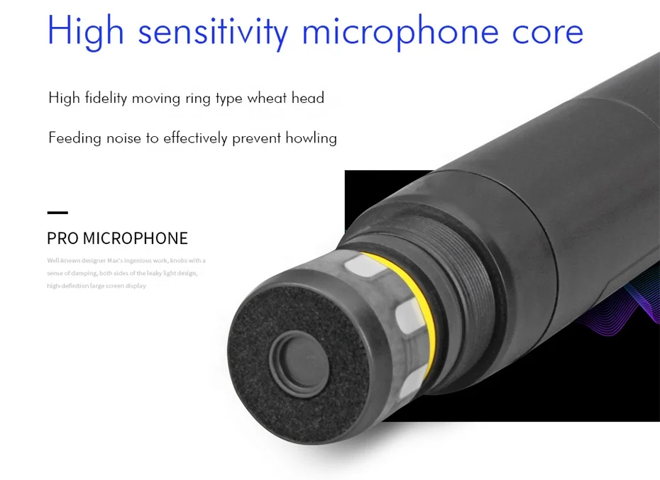 Best Quality Dual Channel Radio Wireless Handheld Microphone