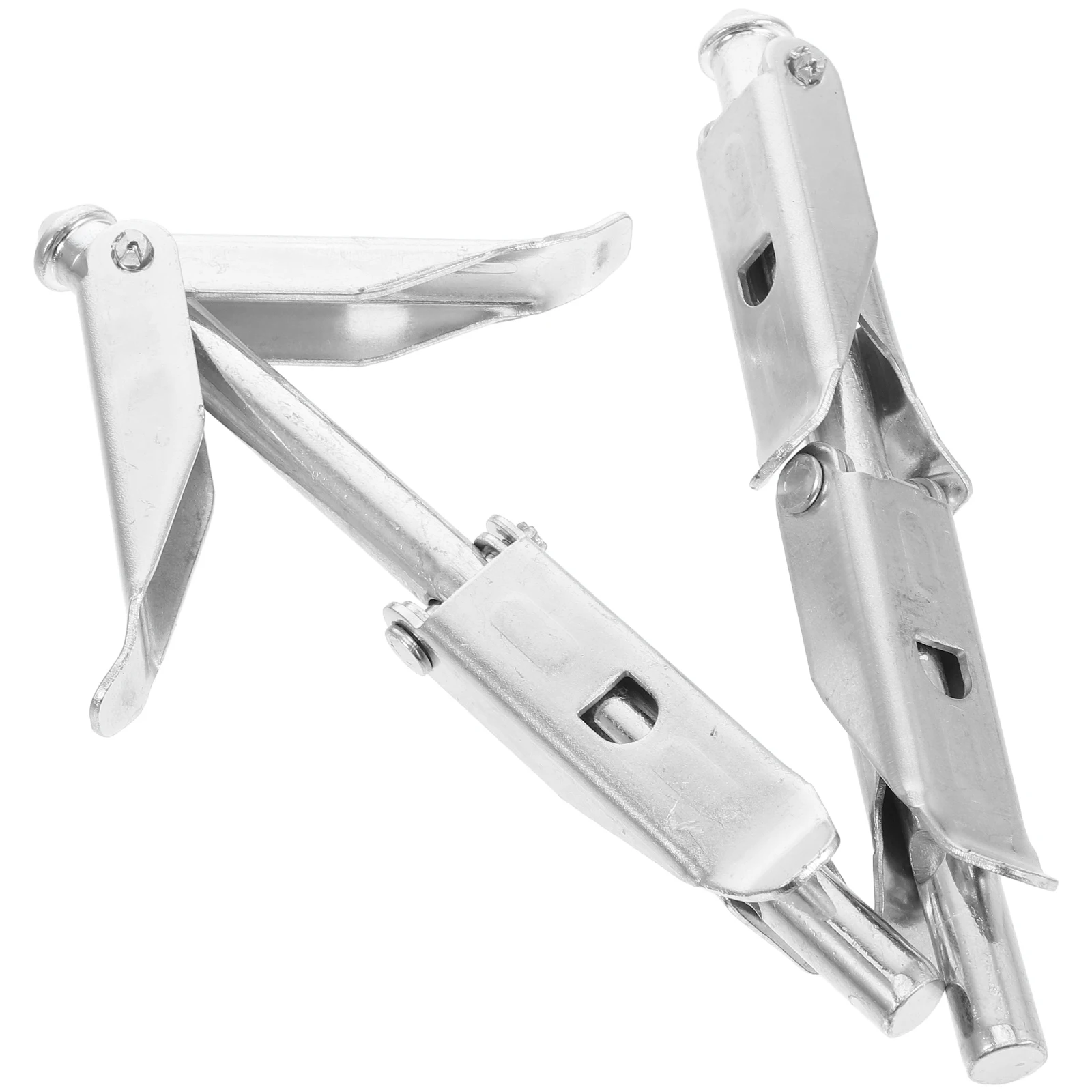 

2 Pcs Ground Anchor for Greenhouse Durable Construction Versatile Use Easy Installation Silver Shed Kit Trampoline Anchors