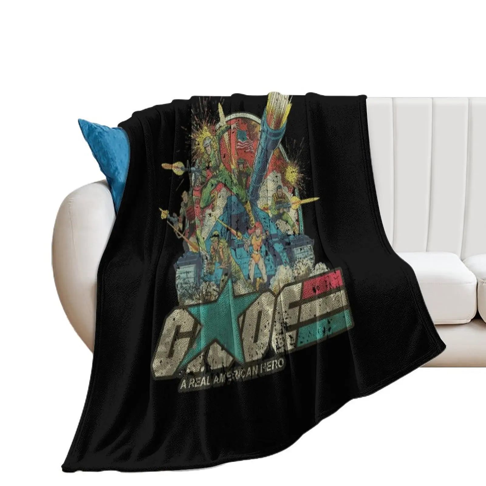 

Real American Heroes Throw Blanket Thermal Winter beds Blankets