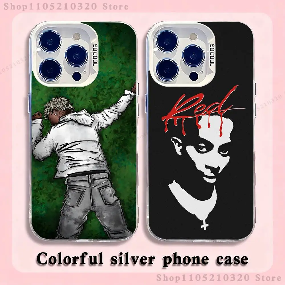 

K-Ken C-Carson Teen X Phone Case For iPhone 17,16,15,14,13,12,11,Mini,Pro,E,MAX White Matte Silicone Whtie Cover