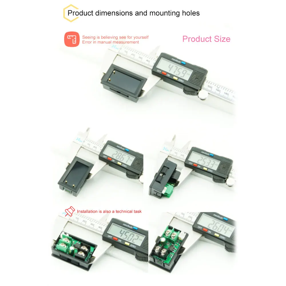 DC6 ~ 30V 20A schermo a colori LCD IPS ad alta definizione da 1.14 pollici strumento di misurazione multifunzione nove in uno schermo a colori LCD