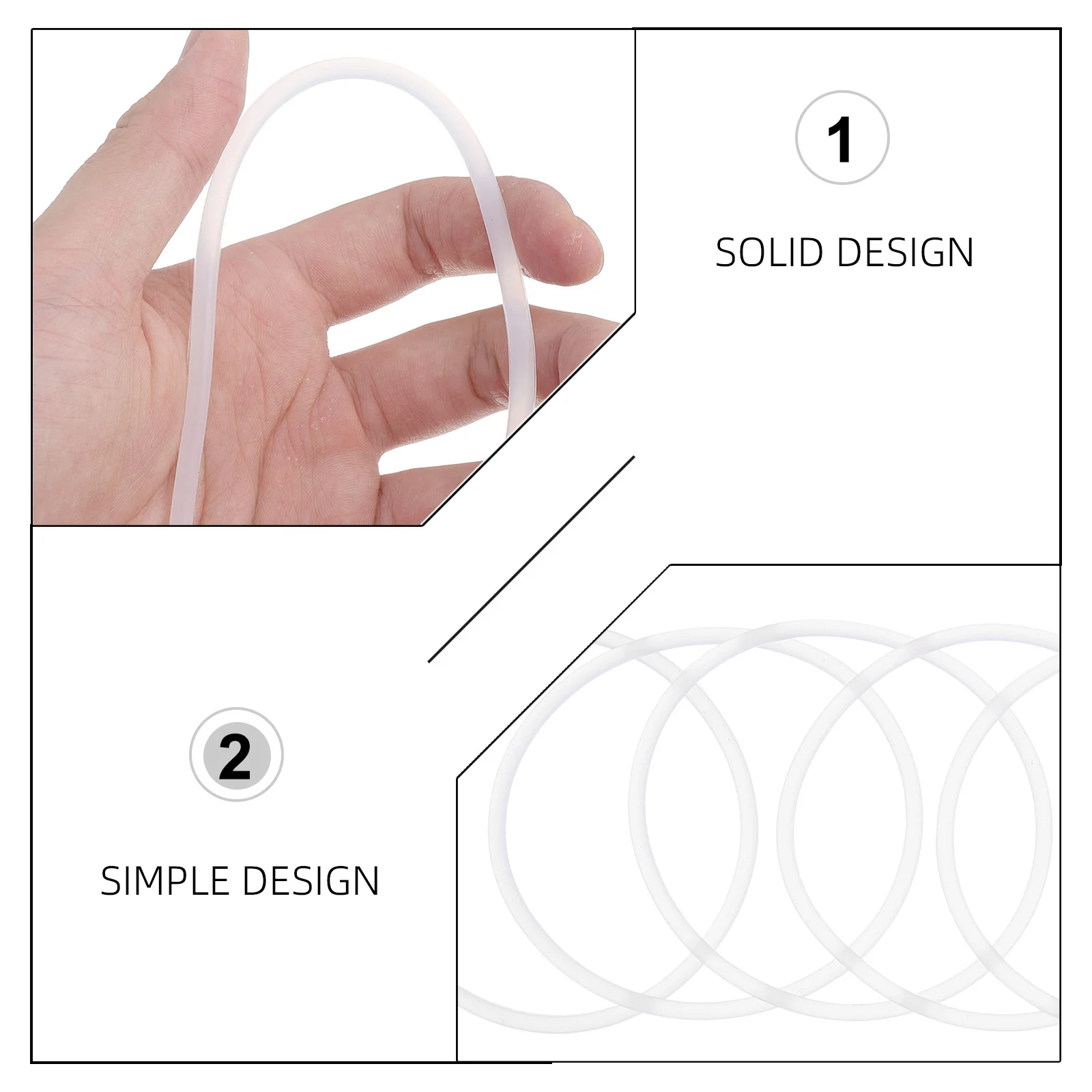 

10Pcs Water Filter Silicone Seal Gasket O-Rings Leak Repair Replacement Kit for Filter Housing Preventing Leakage