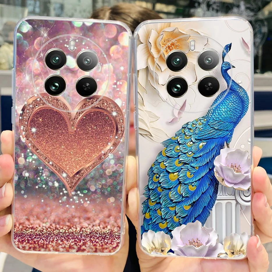 For Realme 12 Pro Plus Case Stylish Painted Cover Soft Silicone Phone Case For Realme 12 Plus Realme12 Pro + Fundas Coque Bumper