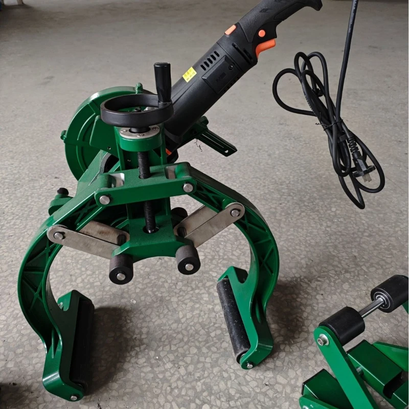 Multi-functional Electric Pipe Cutting Machine 220V High Power Cutter for PE Plastic Tube Steel Pipe Pipeline Cutting Industrial