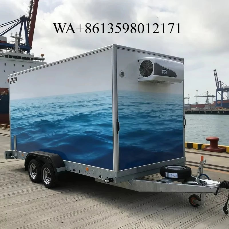 Custom Express Courier Cold Parcel Small Refrigerated Trailer for Fast Door-to-Door Delivery