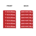 6 PACK 7.62 RED