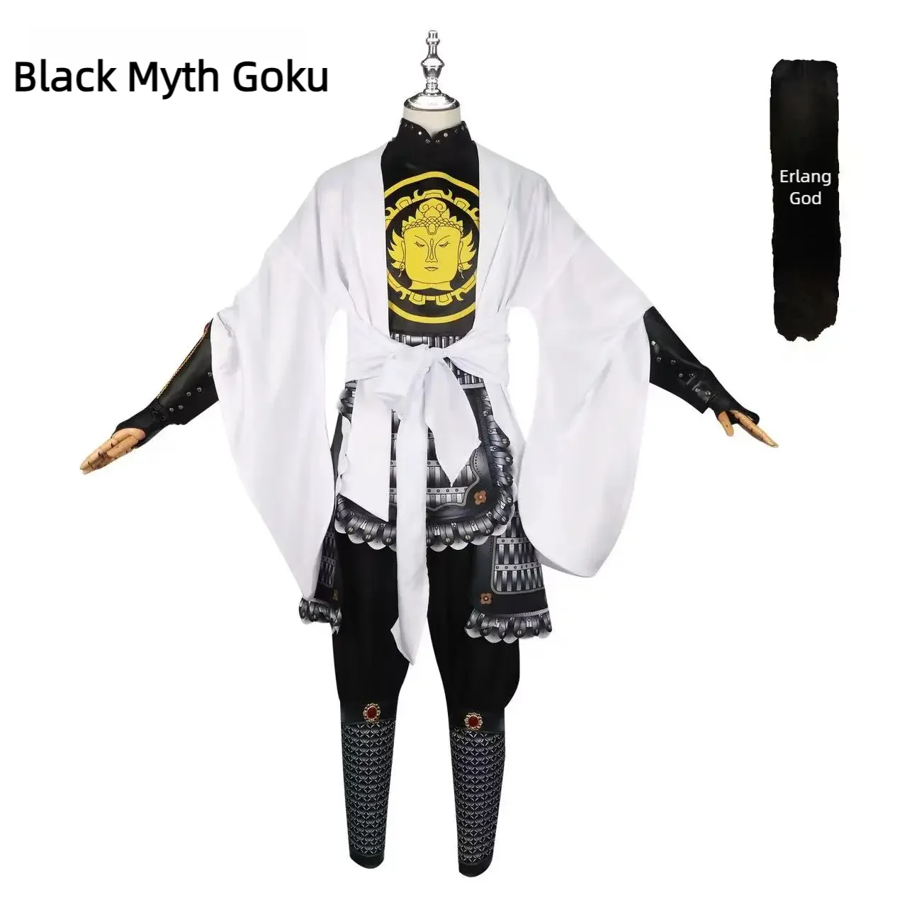 Black Myth Wukong Halloween costume cosplay cosplay game with the same Erlang God Yang Jian set