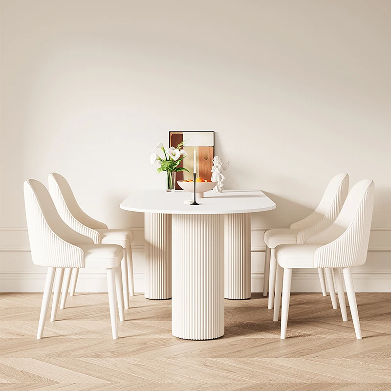 

Modern Luxury Dining Table Salon Salon Study Nordic Designer Writing Dining Table Space Saving Muebles Commercial Furniture