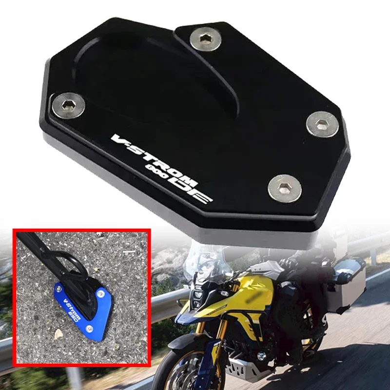 

Fit For Suzuki V-STROM 800DE 2023 2024 Motorcycle Kickstand Decoration Side Stand Enlarger Support Plate Kickstand Extension Pad