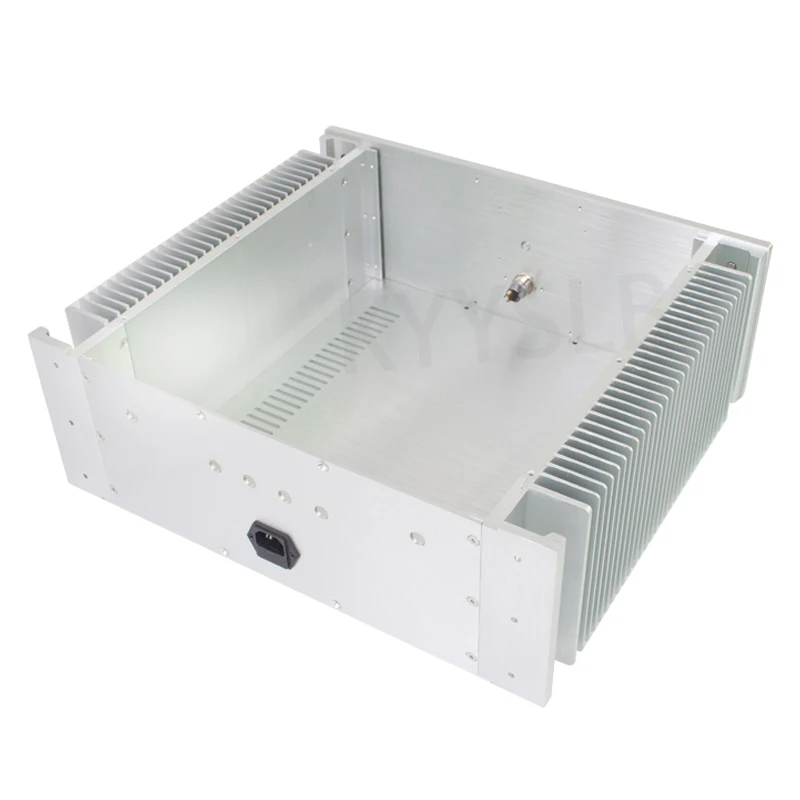 KYYSLB 390*432*155MM All Aluminum Class A Home Audio Sound Amplifier Chassis Box House DIY Enclosure Amplificador Case Shell