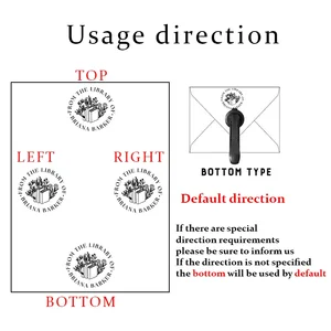 Personalisierte Reliefstempel, personalisiertes Buch, Reliefsiegel, Hochzeitseinladung, Logo, Personalisierung, Reliefpapier Siegel 8 Personalisierte Hauptverkäufe - №7