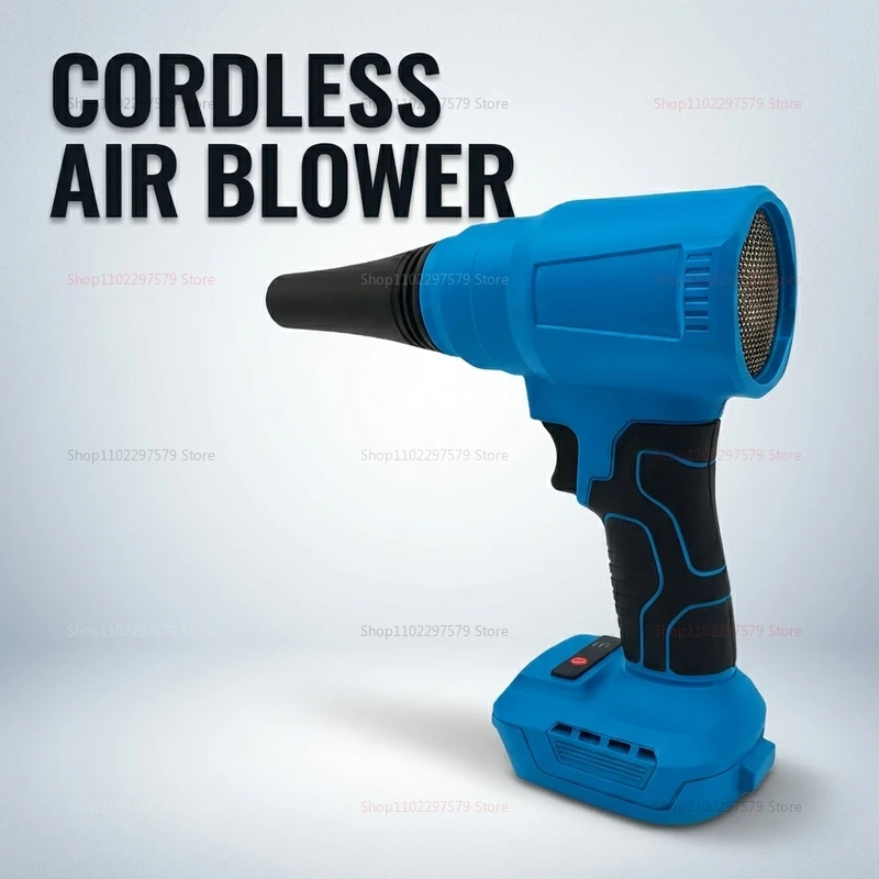 

Upgraded 18V Brushless Cordless Air Blower High Volume Compressed Air Duster with Dust Collector for Power Tool Cleaning