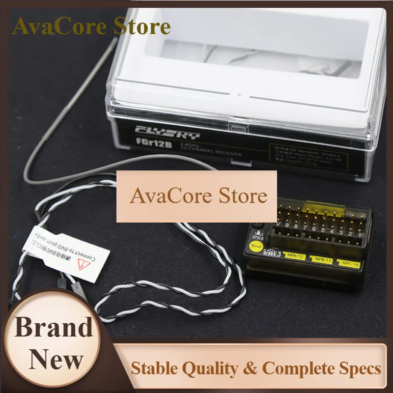AvaCoreFlySky Receiver FGr8B FGr12B For NB4 PL18 FRM302 8CH 12CH Remote Control Drone Aircraft RC Model