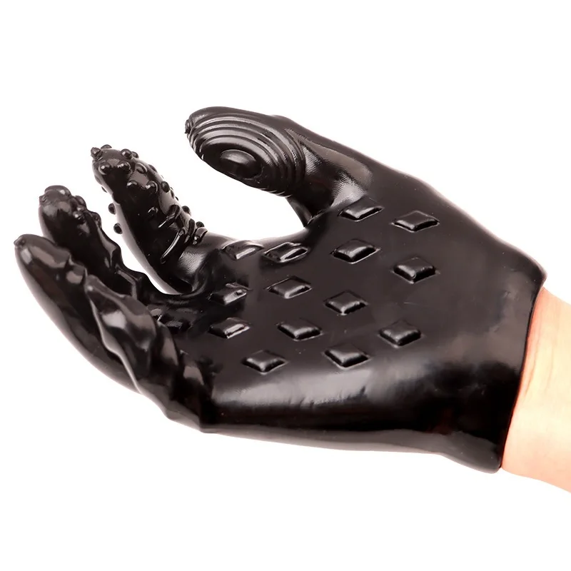 الإناث الاستمناء قفاز SM لعبة الجنس المثيرة ماجيك النخيل اليد الاستمناء الجنس قفاز الكبار زوجين إصبع قفازات تدليك المهبل