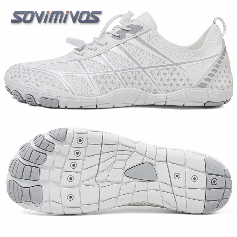 Unisex Quick Dry Water Shoes Men Women Colorful Beach Swimming Surfing Seaside Aqua Shoes Couple Barefoot Upstream Sneakers