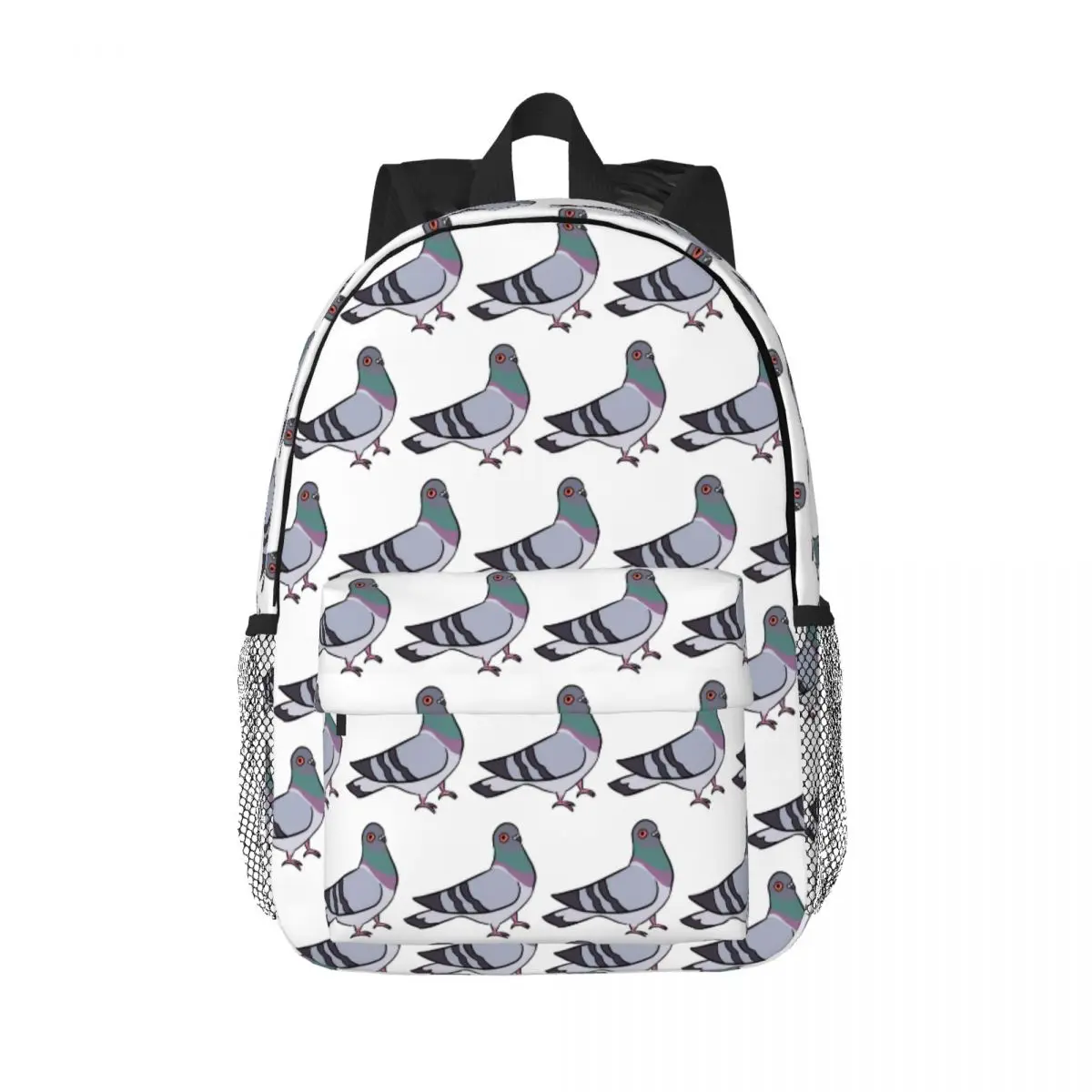 Pigeon Themed Pattern Backpack Daypack Large Capacity Boys Girls BookBag Shoulder Bags for Men Women Children School Bag