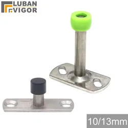Polea de rueda guía de riel deslizante de puerta corredera, tope de péndulo de posicionamiento, diámetro silencioso de nailon de 13mm y 10mm para pista inferior