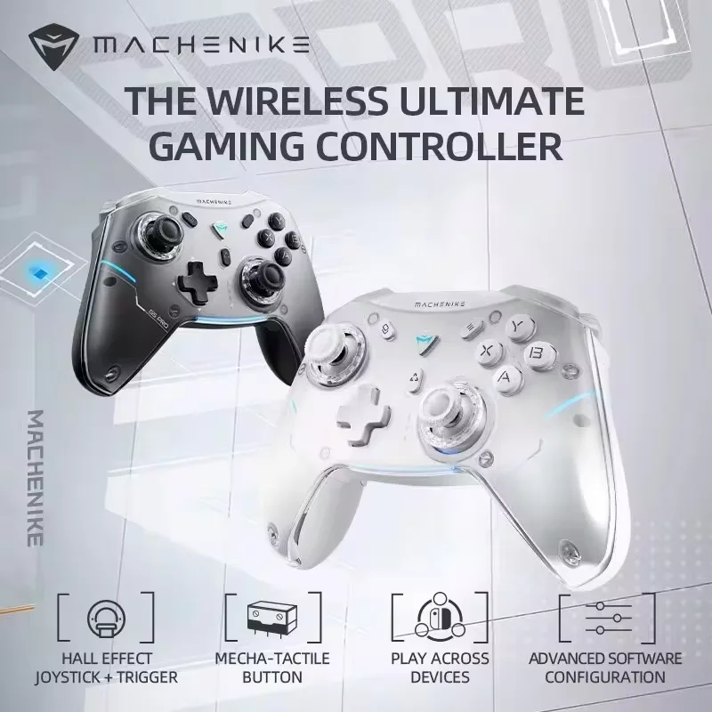 

MACHENIK G5 Pro Gamepad Wireless Game Controller G5 Pro Elite Hall Trigger Joystick Tactile Buttons For Switch PC Android IOS