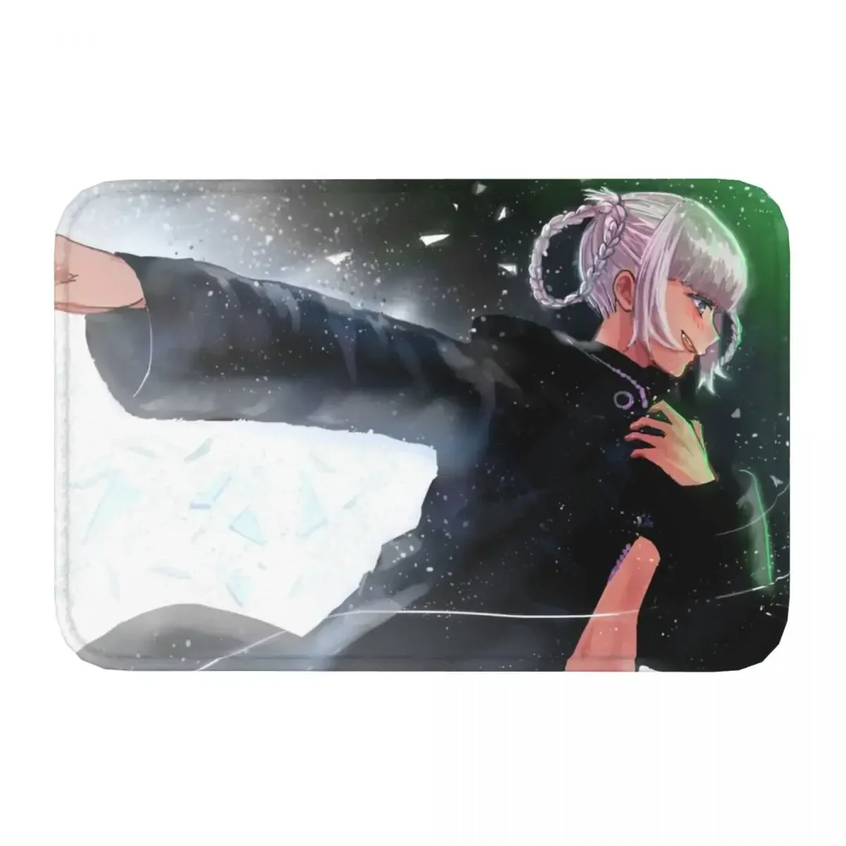 Call of The Night Anime Nazuna Nanakusa Non-Slip Carpet Cool Girl Doormat Living Room Bathroom Mat Welcome Decoration Rug