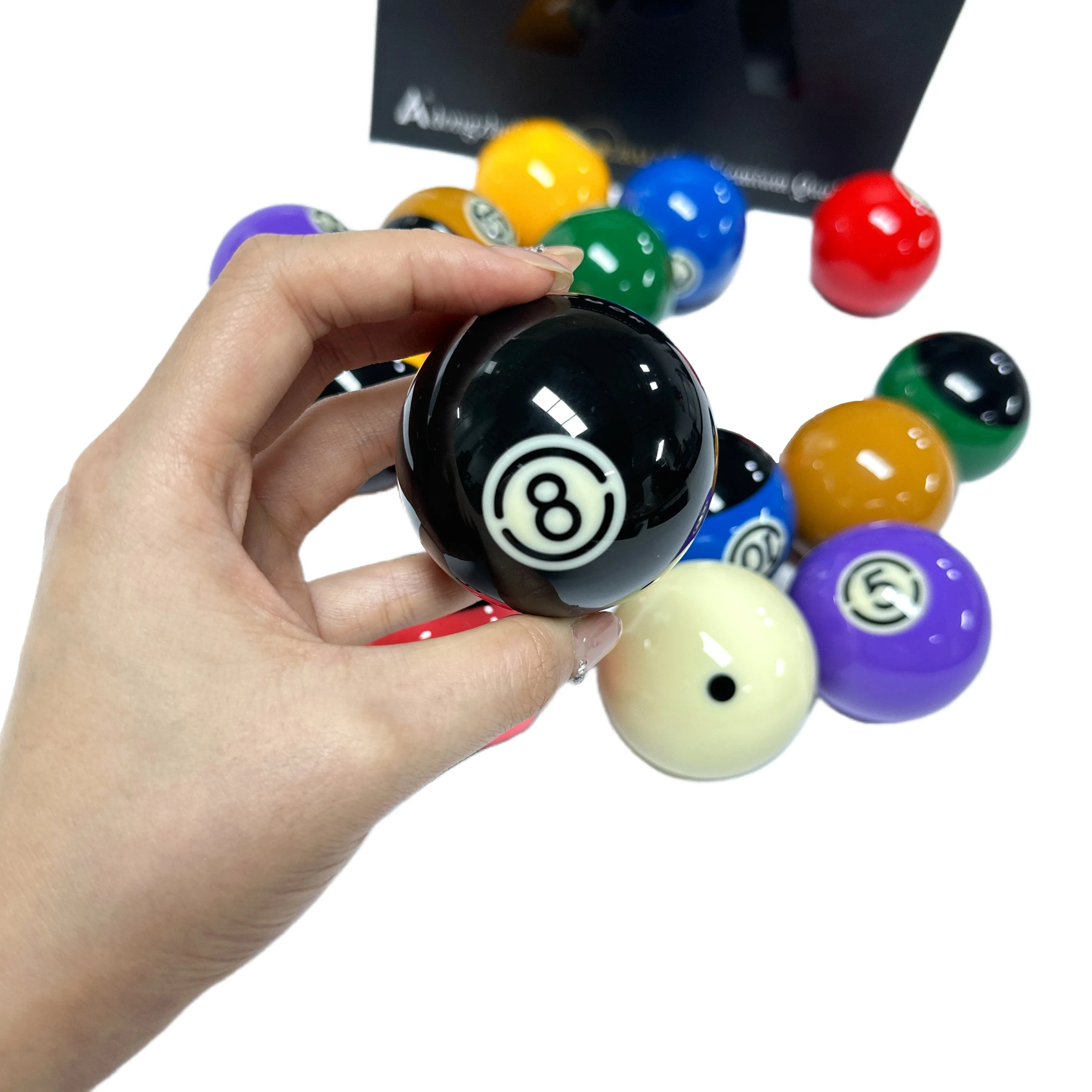 High Quality 57.2 mm Billiard Resin Pool Ball Set 16PCS/Set New Fashion Pool Ball/Nine-ball for Sale
