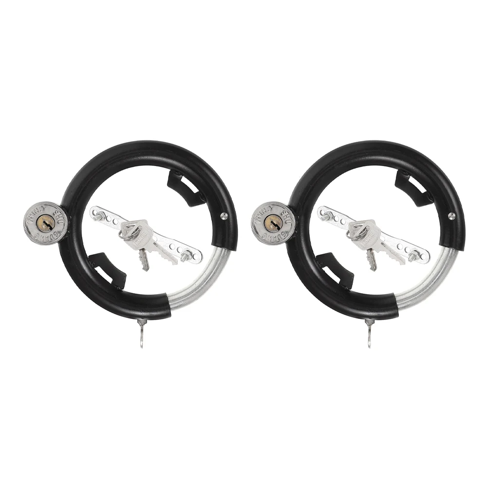

2 Sets Bike Lock 301 Stainless Steel Water-resistant Anti-theft Security Mountain Road Electric Motorcycle Scooter Bicycle Locks