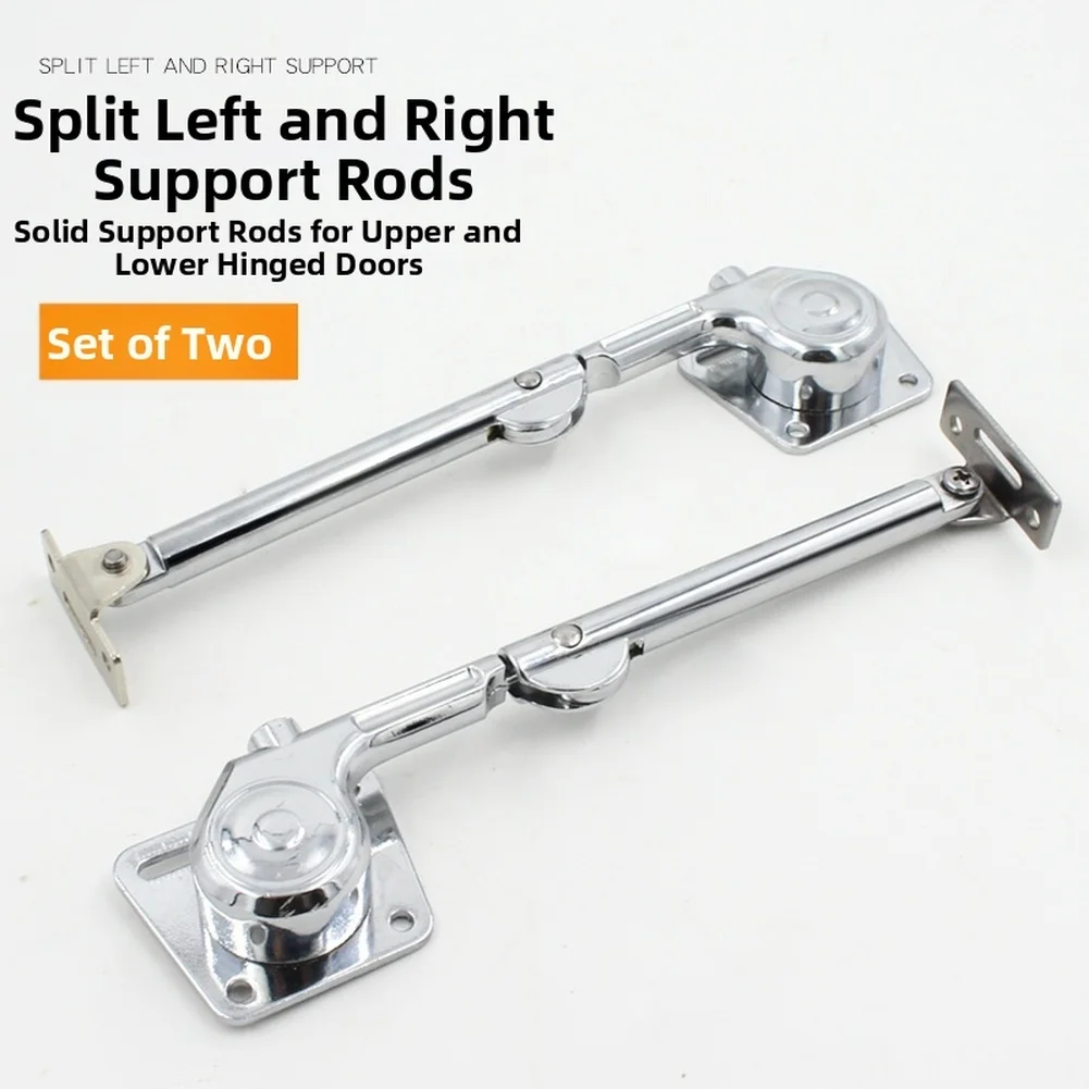 Cabinet Door Support Rod Hydraulic Adjustable Zinc Alloy and Cold Rolled Steel for Flip Up and Flip Down Doors