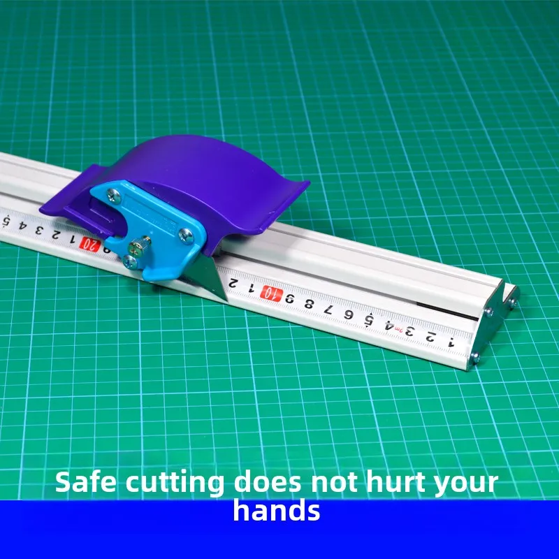 70CM手動ギロチン定規ステッカーフィルムカッター、スライド式ペーパーナイフ定規、KTプレート/バナー/バナーカッティングユーティリティナイフ