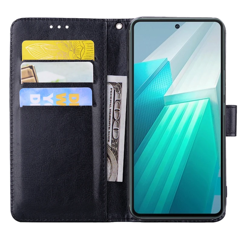 For чехол на Vivo IQOO Neo8 V2301A Case Leather Wallet Cover For Capinha De Celular Vivo IQOO Neo 8 Pro 8Pro V2302A Fundas Coque