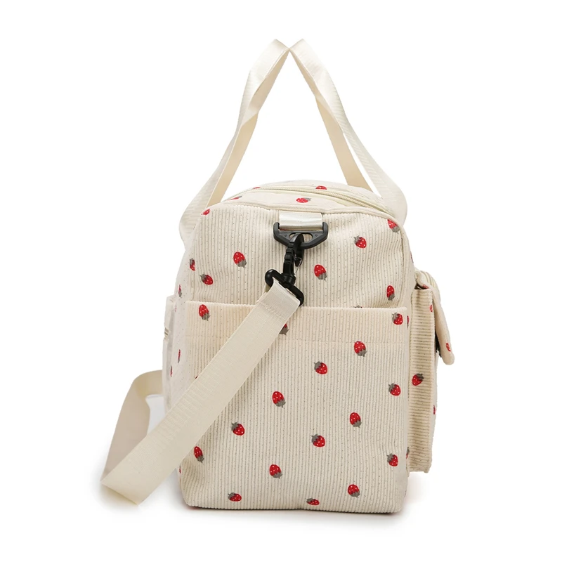 Corduroy Travel Duffle Tote 18