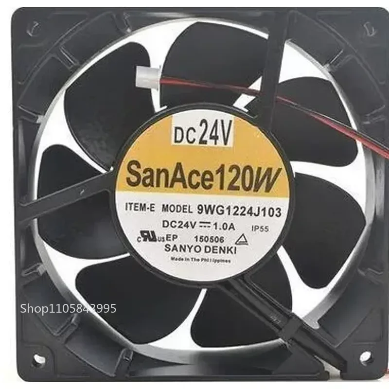 San Ace 120W Sanyo 9WG1224J103 GR350 Special Fan for Welding Machine Inverter DC24V 1.0A