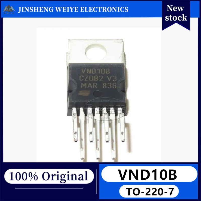 (1/5 piece) VND10B Switching Power Supply IC, Through-hole TO-220-7 Brand New Original In Stock.