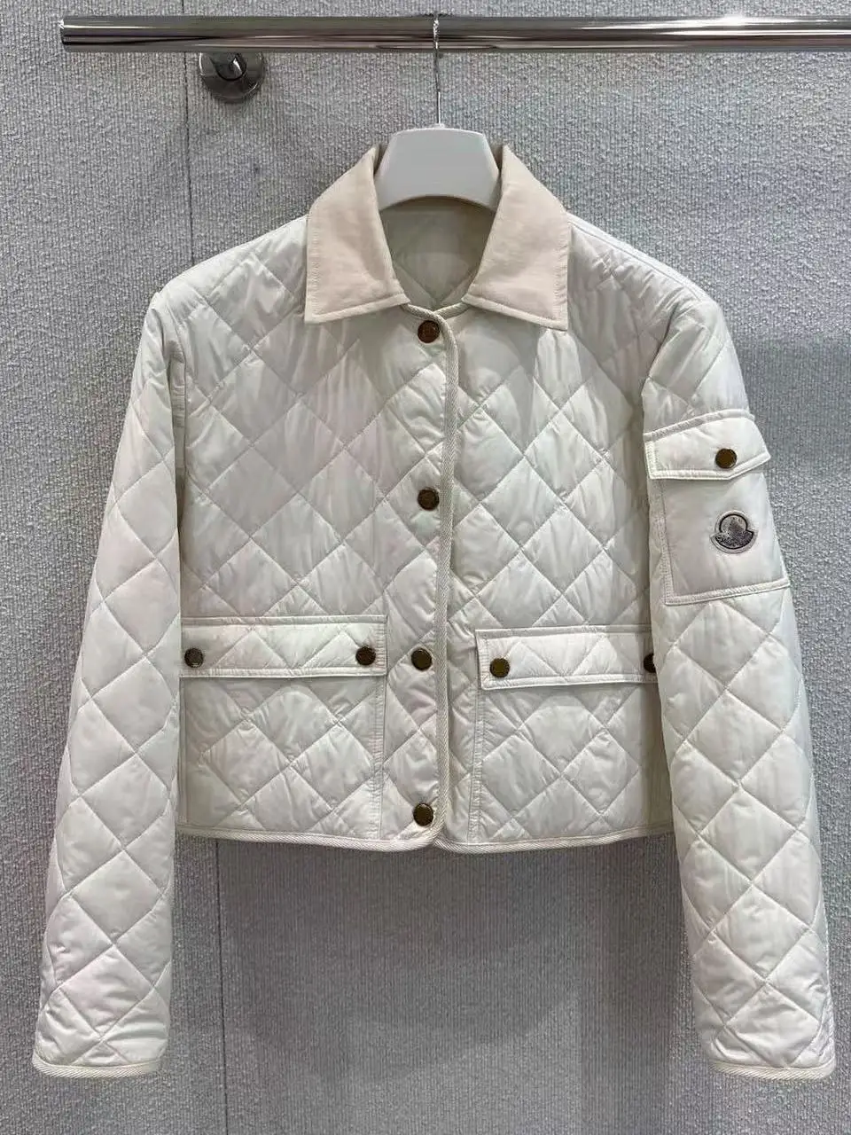 

Slim Fit Faionable Plaid Cotton Jaet Single Button Collar Early Autumn New Arrival Anti Aging Versatile Sli Coat