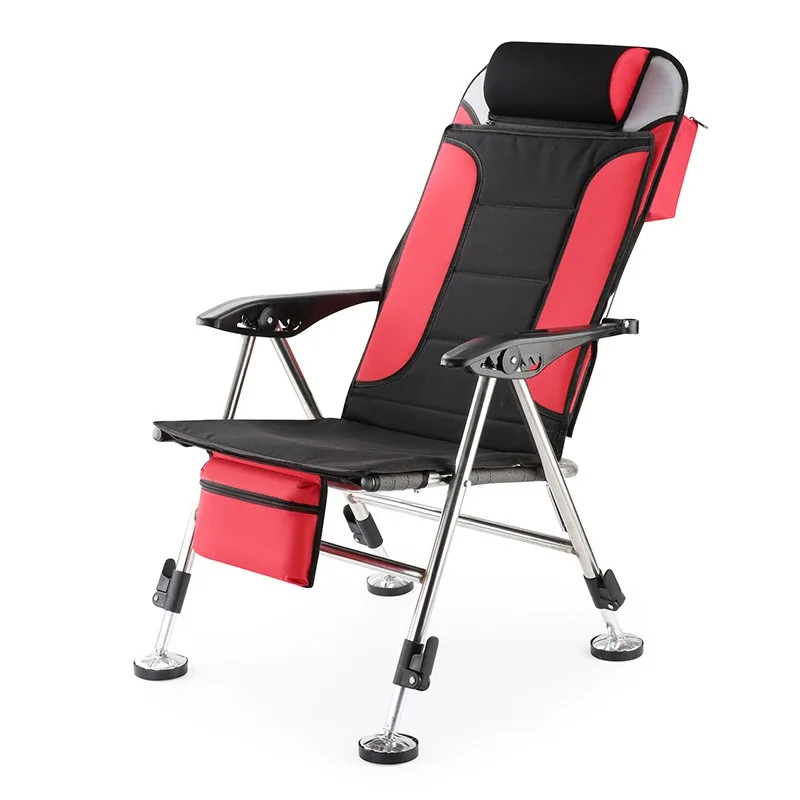 European fishing chair reclining portable multi-functional wild fishing table all-terrain seat fishing folding chair
