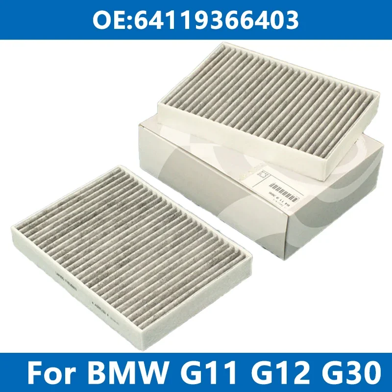 Car Cabin Filter Air Conditioner 64119366403 For BMW G05 G06 G07 G11 G12 G30 G31 518d 520i 525d 530i 725 730 X5 X6 X7 Activated