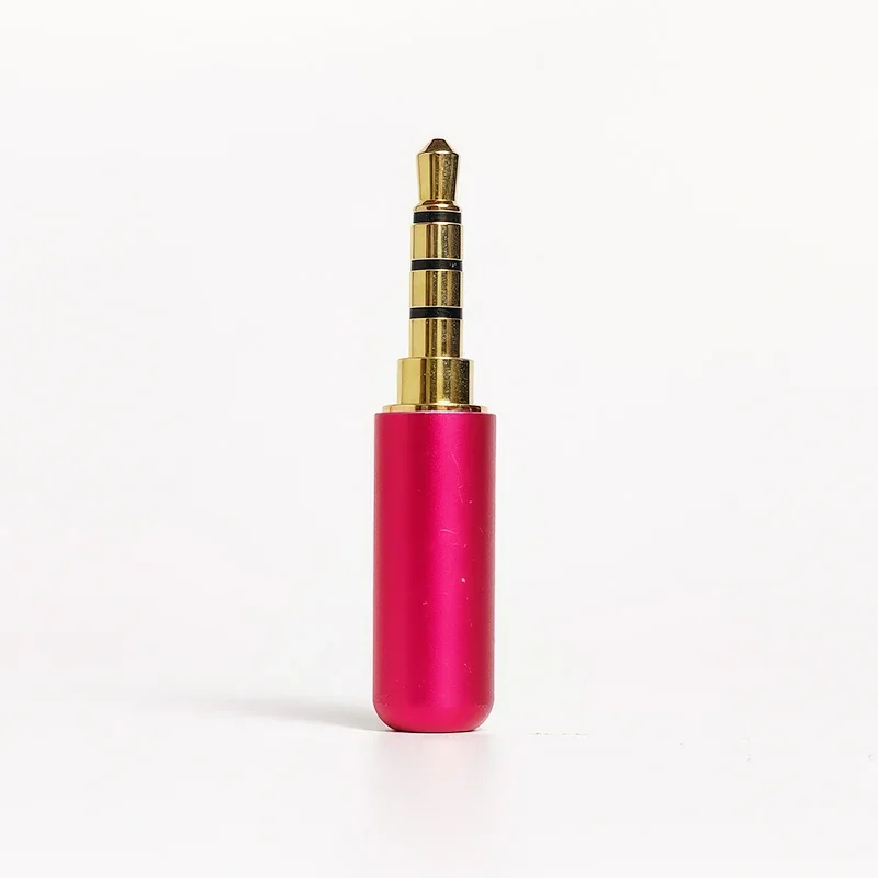 4/10/20Pcs 3.5mm Stereo TRRS (4-Pole) Solder Plugs - Gold Plated AUX Audio Connectors For DIY Headphone Repair