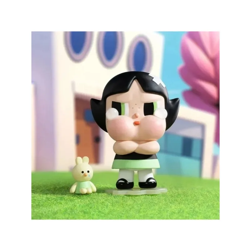 

100% подлинная POP MART CRYBABY x Powerpuff Girls Blind Box Mystery Toys, экшн-фигурка Caixa Surpresa, милая модель, коллекционная подарок