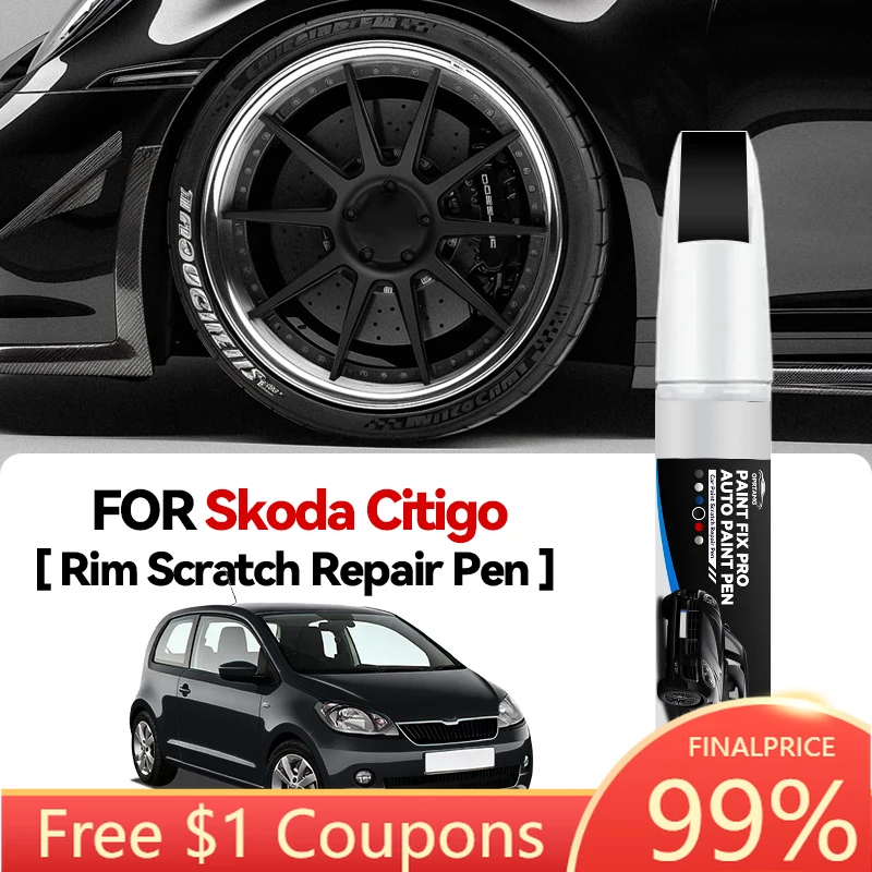 

Карандаш-корректор для подкраски автомобилей Skoda Citigo 1990-2025 X247, средство для удаления царапин, аксессуары для авто, черный