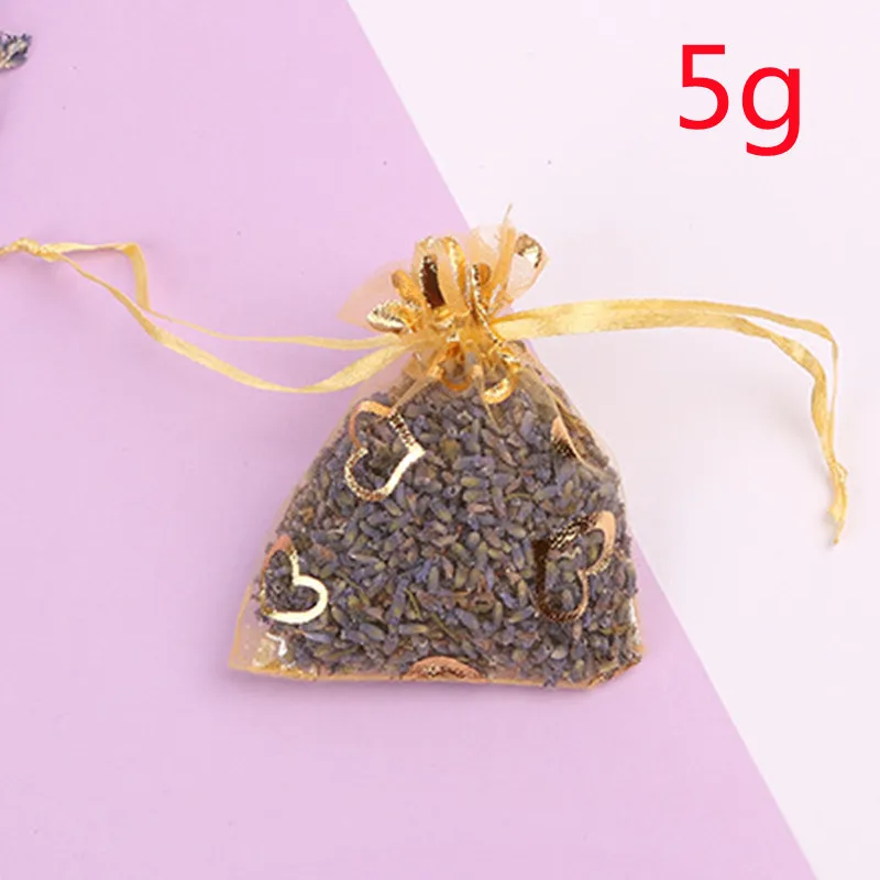 Vendita calda 5g bocciolo di lavanda naturale sacchetto di bustina di fiori secchi Car Room aria aromatica rinfrescare bustine di fragranza