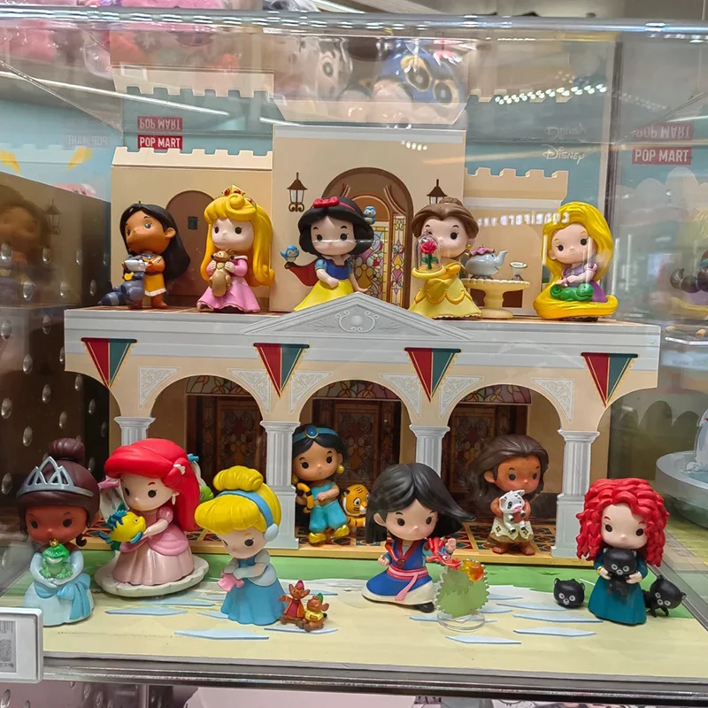 Disney Princess And Her Friends Series Blind Box Popmart Mystery Box Lucky Box Kawaii Princess Anime Figures Girl Birthday Gifts