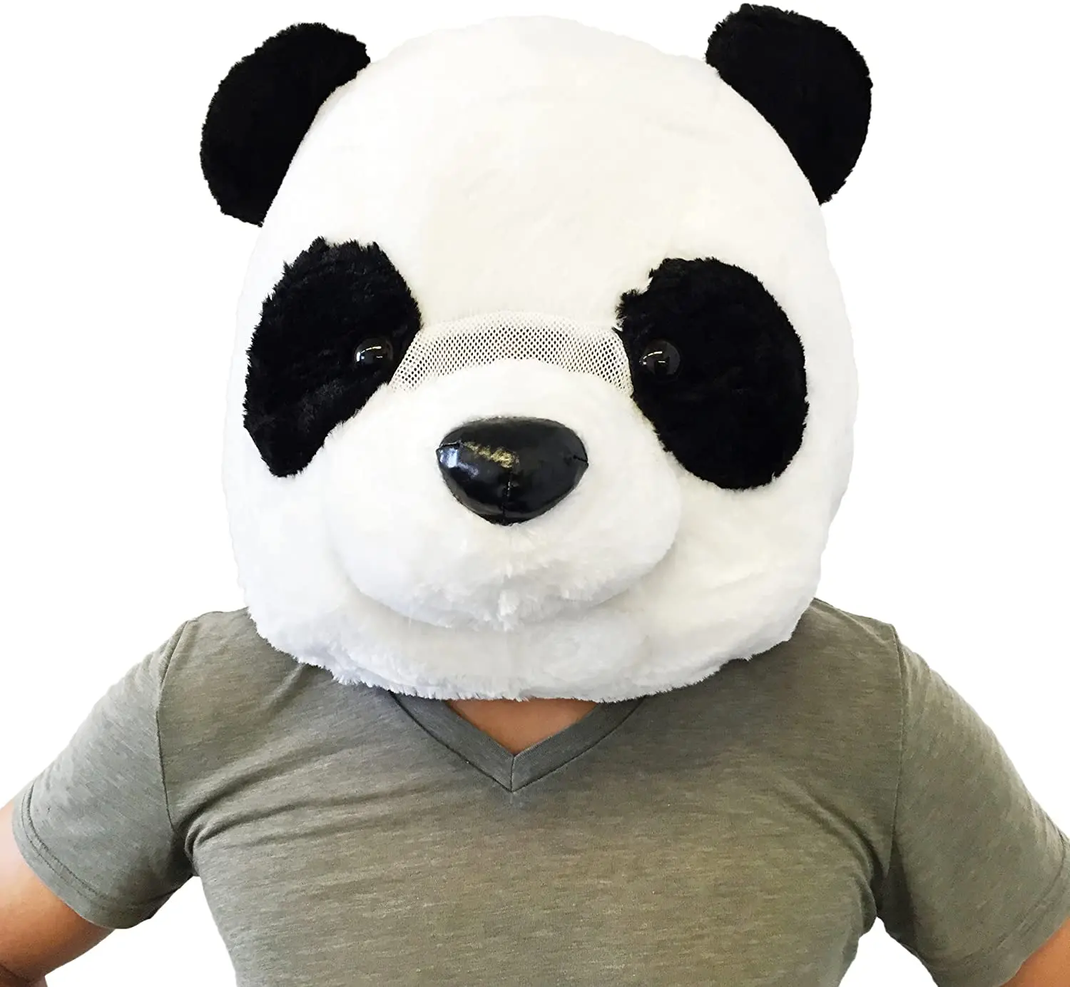 Panda Hoofd Cover Dierenkop Cover Halloween Party En Cosplay Pluche Kostuum Event En Cosplay Kostuum