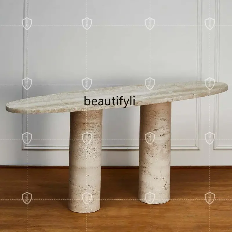 천연 대리석 입구 플랫폼, 중세 복고풍 스타일 입구 테이블, 동굴 돌 입구 테이블, 통로, case9344